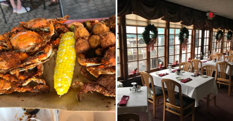This Maryland Riverside Seafood Restaurant Serves Platters So Big You Might Need Help Finishing