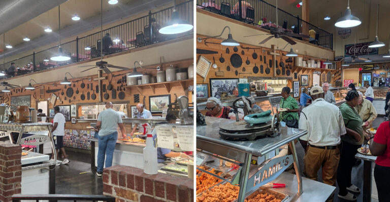Fill Up On Fried Chicken, Peach Cobbler, And Southern Home Cooking At This Mississippi Buffet