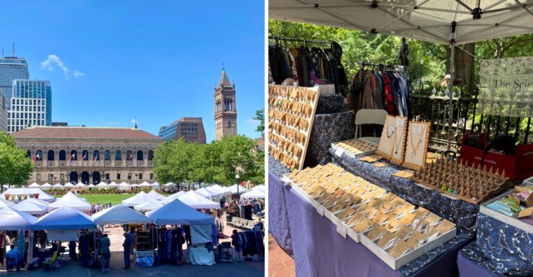 This Free Massachusetts Outdoor Market Brings Dozens Of Independent Shops Together Every Saturday