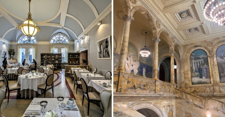 This Historic Massachusetts Library Has A Stunning Tea Room Serving Scones And Finger Sandwiches