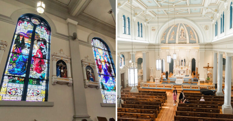This Mississippi Church Across From The Gulf Hides Munich Stained Glass Saved After Katrina