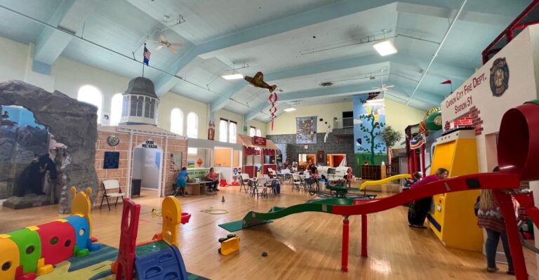This Nevada Children’s Museum Packs A Climbing Structure, Spaceship, Firehouse, And Grocery Store Under One Roof