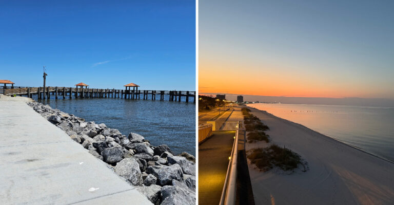This Mississippi Gulf Coast Beach Stays Knee-Deep So Far Out That Kids Go Hunting For Hermit Crabs
