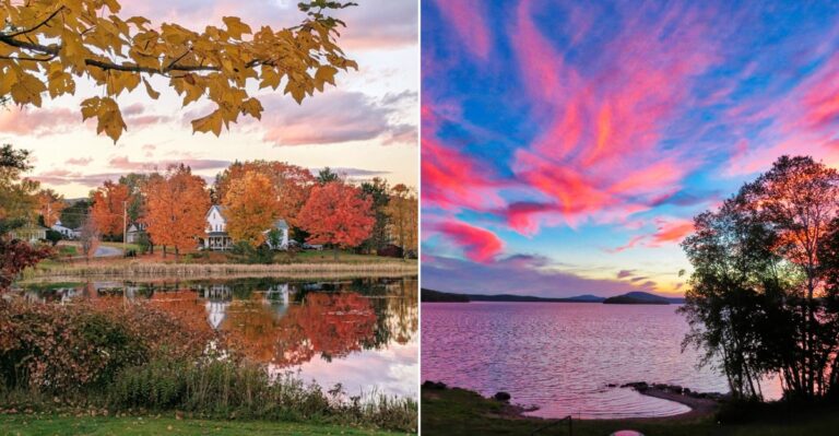 The Maine Lake Town That Comes Alive When The Fall Colors Arrive