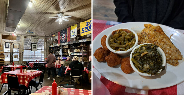 This Old Mississippi Grocery Store Near Oxford Keeps Bringing Out Catfish And Hushpuppies Until Your Family Gives Up