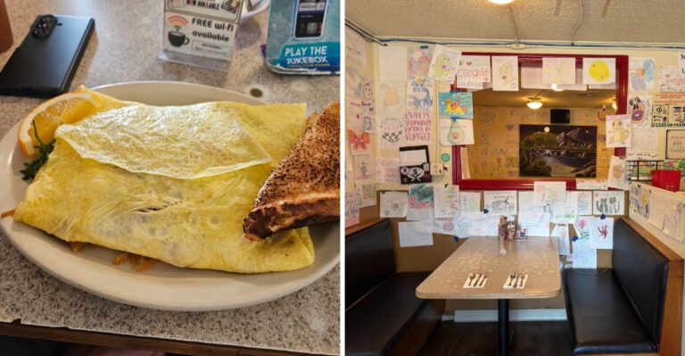 This Washington Diner Serves Massive 12-Egg Omelets And Hash Browns That Just Keep Coming