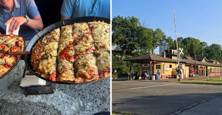 This Old Michigan Train Depot Is Now A Pizzeria Worth Going Out Of Your Way For