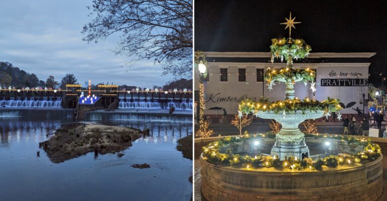 Alabama Locals Love How This Small Town Transforms Into A Christmas Card Every December