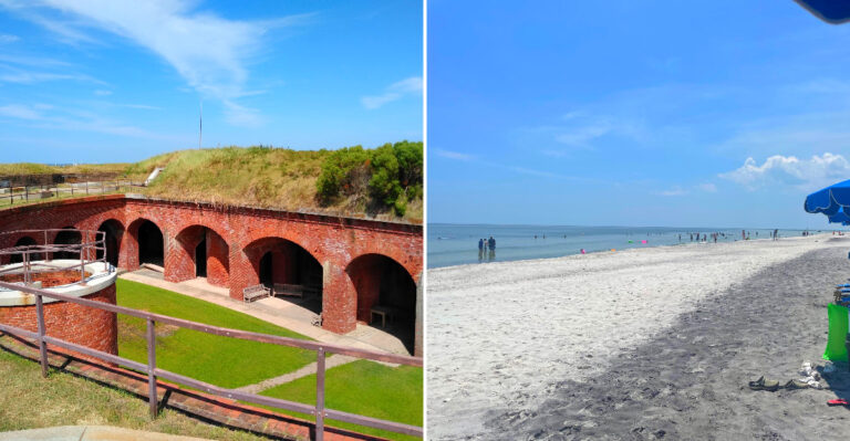 A Ferry Ride Takes Families To This Mississippi Barrier Island With Soft White Sand And An 1850s Fort
