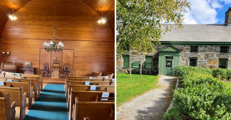 The Vermont Mountain Village Where Over A Dozen Historic Buildings Still Stand, And You Walk Right In