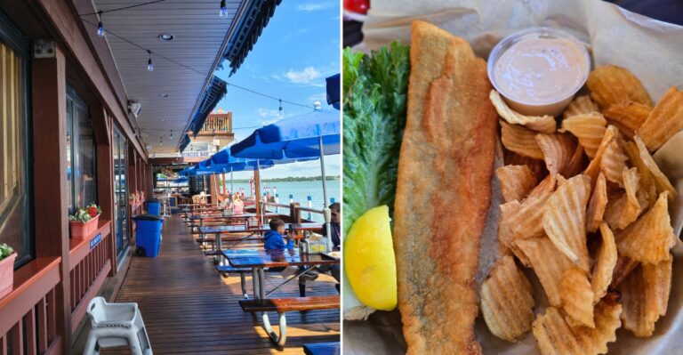 This Ohio Dockside Restaurant Serves Crab Legs And Jumbo Shrimp On Platters Made For Sharing