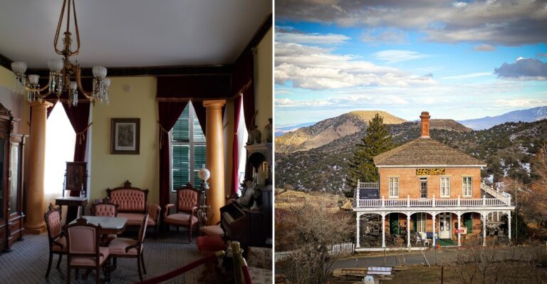 This Historic Nevada Mansion Turns An Ordinary Afternoon Into A Charming Tea Party From Another Era