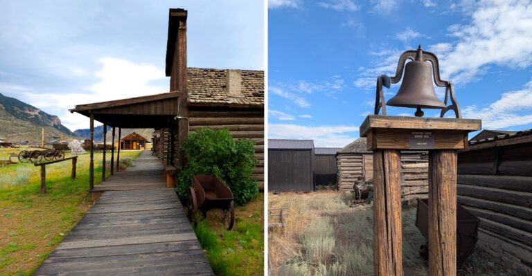 The Wyoming Ghost Town Rebuilt Log By Log Where The Old West Still Stands Tall
