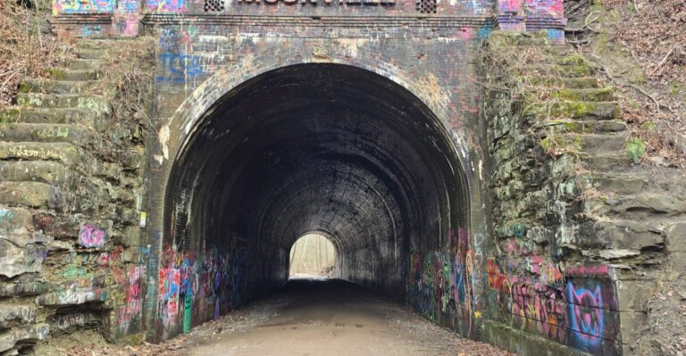 The Forgotten Ohio Ghost Town Where An Old Railroad Tunnel Still Stands In The Woods