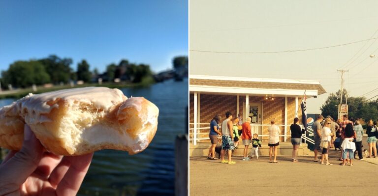 This Ohio Donut Shop Serves Fresh Donuts And Hand-Dipped Ice Cream Right By The Lake