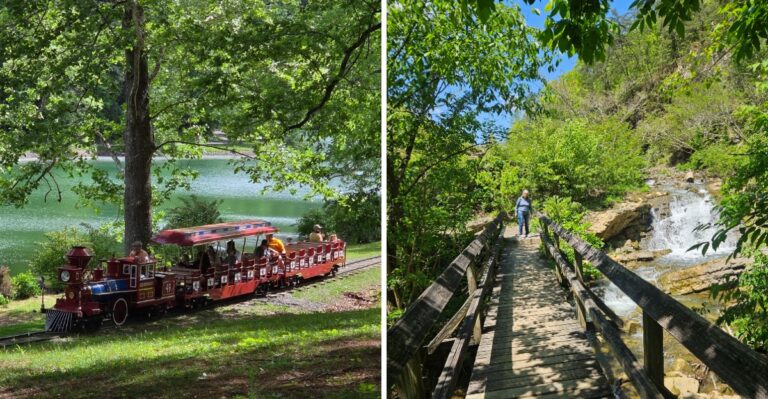 This Charming Tennessee Train Ride Costs Just $1 And Takes Families Through A Beautiful Lakeside Park