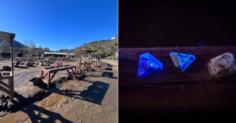 This California Mine Lets You Dig For A Rare Blue Crystal And Take Home What Fits In Your Bag