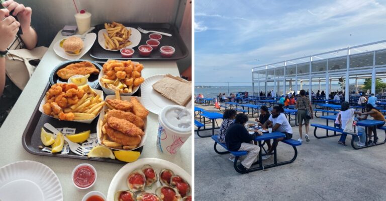 This Old-School New York Seafood Shack Serves Fried Baskets Big Enough To Feed The Whole Family