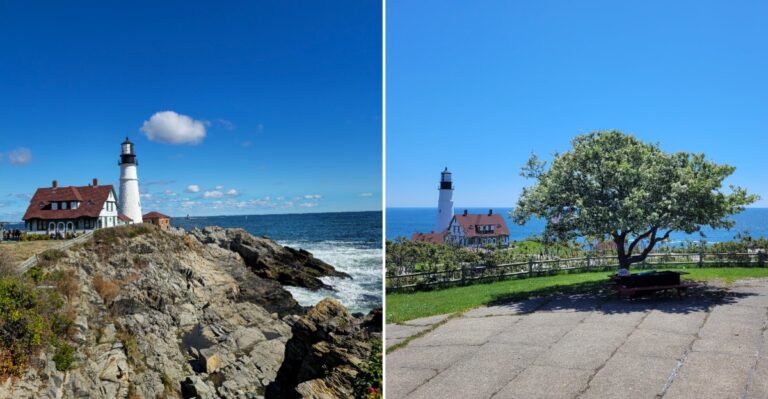 Late Fall Brings A Different Kind Of Beauty To This Scenic Maine Lighthouse By The Sea