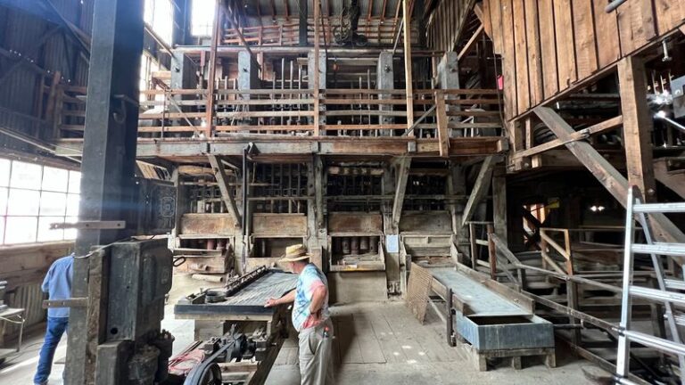 This 1860s Nevada Mill Refined Comstock Silver, And Volunteers Still Fire Up Its Giant Stamps