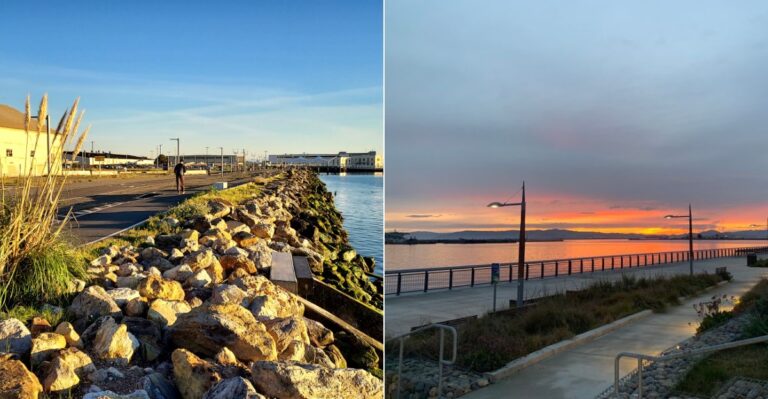 This California Waterfront Trail Is A Peaceful Fall Spot For Running, Jogging Or Walking