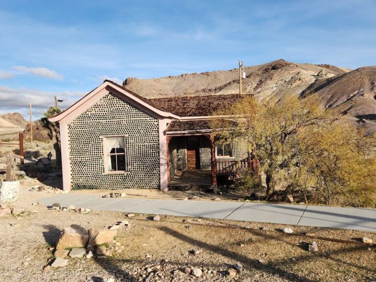 Walking Through Rhyolite’s Bottle House Feels Like Stepping Into A Nevada Postcard From 1905